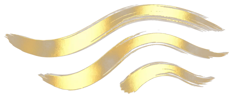Buga Sphere symbol 19, rendered in gold Japanese brush calligraphy
